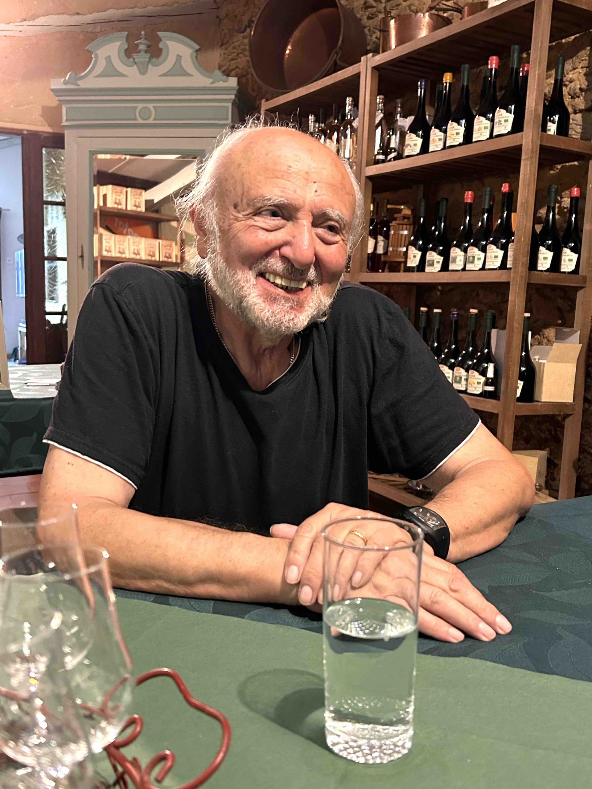 Domaine de Saoubis - accueil de Maurice de Mandelaere